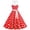 Red*, variant on RUTAYY Women's Dress Polka Dot Halter Sleeveless Party A-Line Slim Fit Casual Daily Wear Beach Vacation Dresses