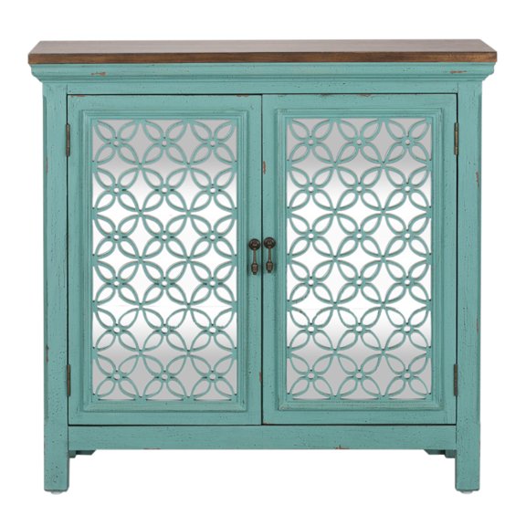Kensington Blue 2 Door Accent Cabinet