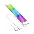 thumbnail image 1 of Flexible RGB LED Light Strip Bar ARGB Board Cover For Computer Power Supply ATX 24PIN GPU Video Card Cables And Case White GPU 2x8PIN Light Strip, 1 of 6