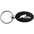 thumbnail image 1 of Dodge Big Horn Oval Key Ring (Black), 1 of 2