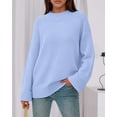 thumbnail image 2 of BTFBM Sweaters for Women Casual Crewneck Long Sleeve Loose Ribbed Knit Pullover Sweater Winter Clothes Fall Outfits, 2 of 8