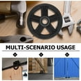 thumbnail image 3 of ADDHAT Barn Door Pulley Wheel for DIY Projects 2Pcs 4.7In, 3 of 6