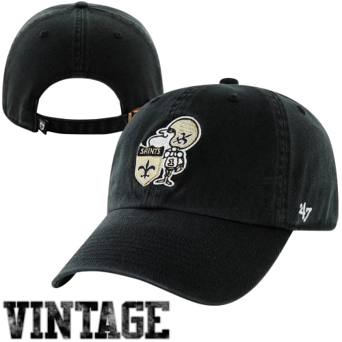 Men's New Orleans Saints '47 Charcoal Clean Up Legacy Adjustable Hat