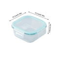 thumbnail image 3 of Microwave-Safe Glass Bento Box 2-Compartment Lunch Container for s & Office Heat- Meal Prep Box Dishwasher Safe & Easy Clean Fresh-Keeping Food Storage, 3 of 6