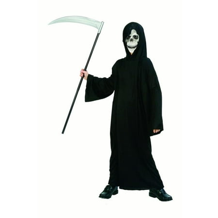 Ghoul Black Hooded Robe Child Costume