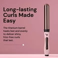 thumbnail image 2 of L'ange Hair Le Curl 1.25" Titanium Curling Wand | All Hair Types | Clip Free Barrel | Versatile Waves, 2 of 8