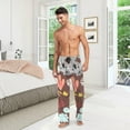 thumbnail image 7 of FREEAMG Koala Cotton Pajama Pant for Men, Super Soft Lightweight Lounge Pajama Bottoms Drawstring Sleepwear Pant with 2 Pockets, 7 of 7