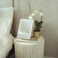 thumbnail image 3 of Glamcor Riki Skinny Smart Vanity Mirror with HD LEDs, Magnifying Mirror Attachment, Phone Holder and Bluetooth Control (White, 10X Magnification), 3 of 3
