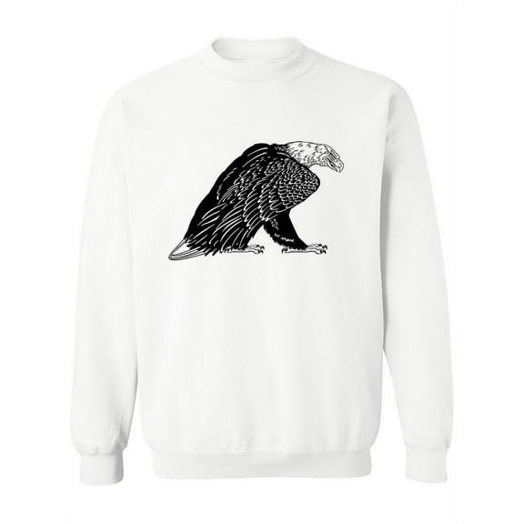 Bald Eagle . Sweatshirt Women -Image by Shutterstock, Female Small