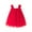 Red, variant on Coerni Girls Sequined Tulle Tutu Dress Candy Color Straps Sleeveless Pompoms Dresses Layered Ruffle Princess Dress 1-6 Years