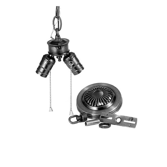 Meyda Lighting 2 LT PULLCHAIN CLUSTER/4'WIRE/CANOPY 21047