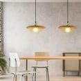 thumbnail image 3 of Wood Pattern Metal Cage Pendant Lighting for Kitchen Island, Nordic Style Farmhouse Pendant Light Fixture, Single Industrial Rustic Pendant Lamp, Simple Pendant Light for Dining Room, 3 of 5