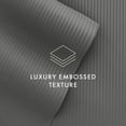 thumbnail image 5 of Noble Linens 4 Piece Gray Striped Embossed Bed Sheet Set, King, 5 of 10