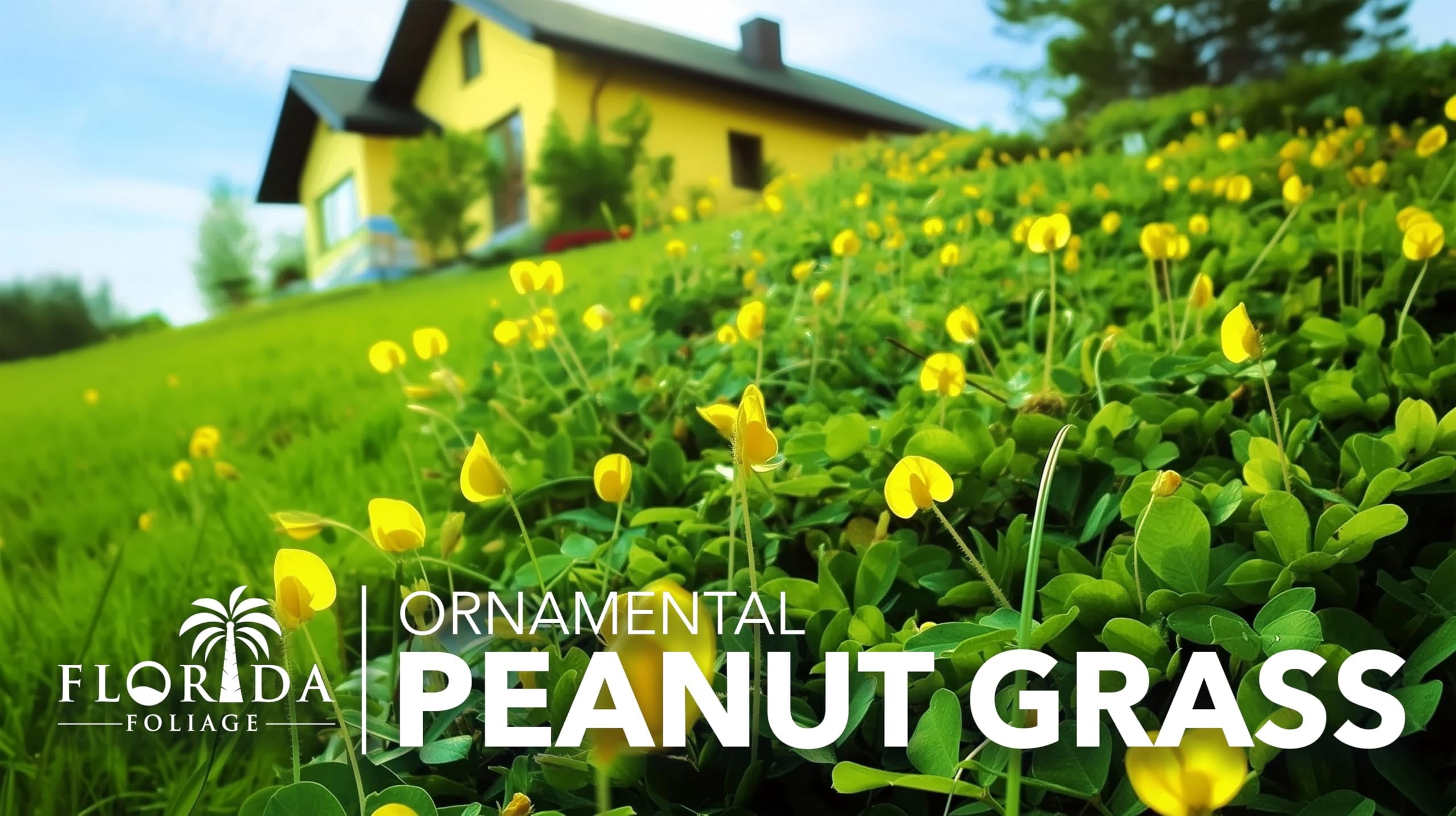 Ornamental Peanut Grass  40 Live Plants  Arachis glabrata  Drought-Tolerant Ground Cover  Low-Maintenance Lawn Alternative