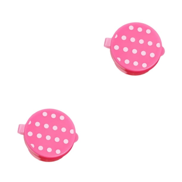 Naiovety Botellas de condimentos compactas convenientes y versátiles para diferentes escenarios Los plásticos de grado alimenticio para el Puntos rosas 2Conjunto