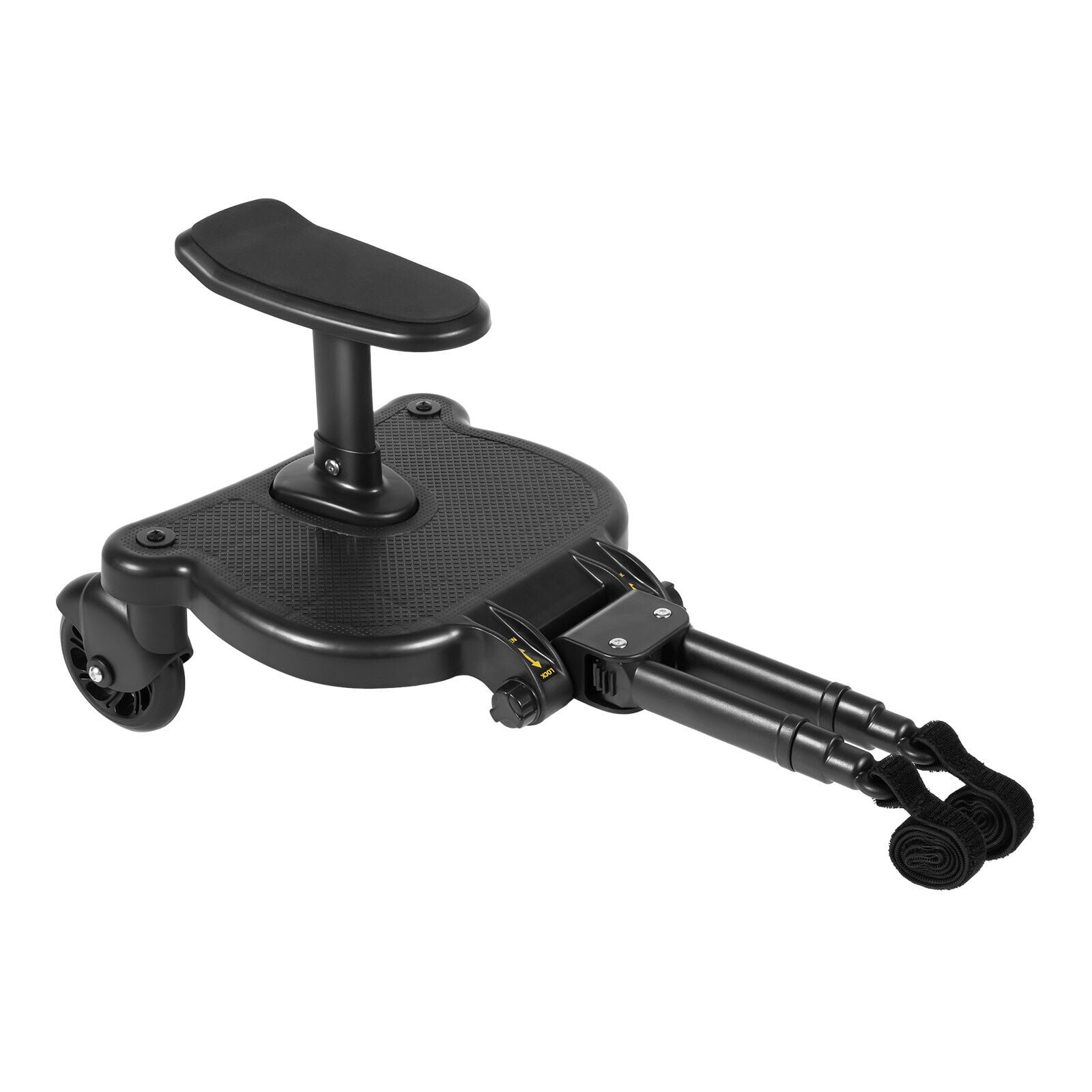 Black Stroller Board Baby Stroller Board Compatible with Most Strollers 2-in-1 Design with a Removable Seat