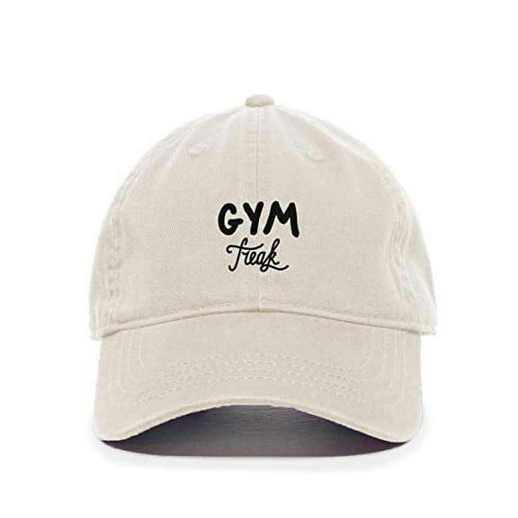 Tech Design Gym Freak Baseball Cap Embroidered Cotton Adjustable Dad Hat