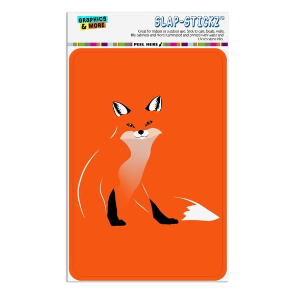 Stylish Red Foxy Fox Home Business Office Sign