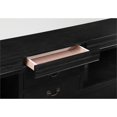 thumbnail image 2 of ACME Louis Philippe III Queen Bed in Black, 2 of 3