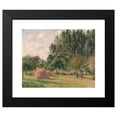 thumbnail image 2 of Camille Pissarro 14x12 Black Modern Framed Museum Art Print Titled - Haystacks, Morning, Eragny (1899), 2 of 5