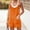 Orange, variant on High Waisted Shorts Clearance Women's Summer Button Cotton And Pocket Suspender Shorts Jumpsuit Strap Pants