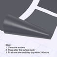 thumbnail image 4 of Unique Bargains Footprint Sticker Floor Decal Sign for Class Dark Gray 10x3.7", 4 of 6
