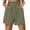 Army Green, variant on Womens Hiking Shorts High Rise Wide Leg Pants Drawstring Waist Lightweight Fabric with Multiple Pockets Summer Outdoor Adventure Gear Travel Comfort