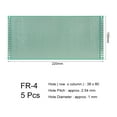 thumbnail image 2 of 10x22cm Double Sided Universal Printed Circuit Board for DIY Soldering 5Pcs, 2 of 3