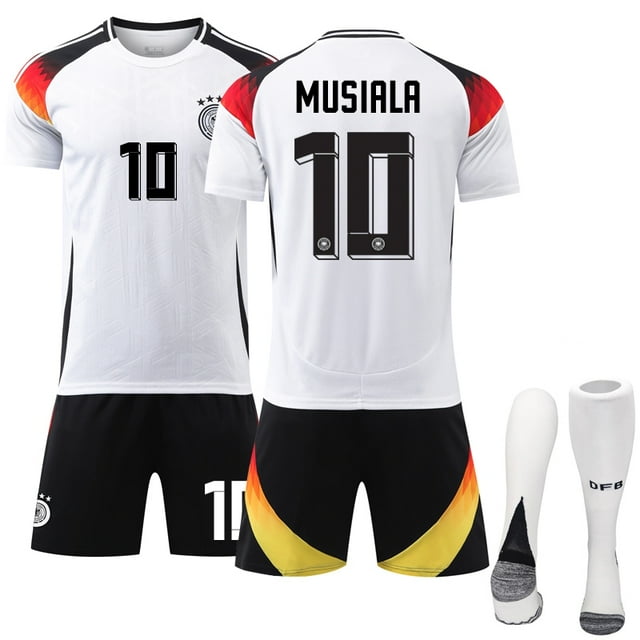 UEFA Euro 2024 Germany Home Kids Soccer Jersey Kit No. 10 Musiala- Perfet 28