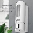 thumbnail image 5 of Dispensador de champú y acondicionador de pared, dispensador de jabón sin taladro, para jabón líquido y gel de ducha, bomba pulsadora a prueba de fugas con ventana transparente para el hogar, baño y, 5 of 5