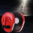thumbnail image 1 of Almohadilla de boxeo Mitts Mitts de engranaje de engranaje Pad, almohadilla de perforación para el para el fitness Karate Dojo Coaching Muay Rojo, 1 of 8