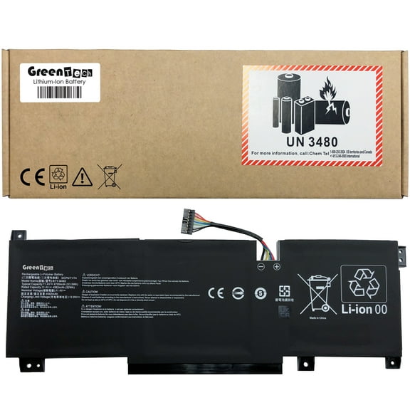 GREENTECH BTY-M492 BATTERY FOR MSI PULSE GL66 GL76 KATANA GF66 GF76 SWORD 15 A11U 11.4V 53.5WHR