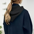 thumbnail image 5 of UJNDER Women's Winter Scarf Layering Hat Shawl Collar Detachable Black One Size, 5 of 6