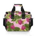 thumbnail image 2 of Cute Raspberry Floral Insulated Lunch Bag 15L Cooler Box for Women Men Work Camping Beach Travel, 2 of 7
