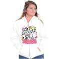 thumbnail image 3 of XOMG POP 1990s Retro Throwback Band Women Plus Size Zipper Hoodie Brisco Brands 2X, 3 of 5