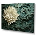 thumbnail image 2 of Designart "Harmonious Helix In Green" Abstract Spirals Wall Art Prints, 2 of 7