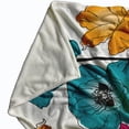 thumbnail image 2 of Simply Daisy 30" x 40" Popping Poppies Fleece Throw Blanket, Blue, 2 of 4