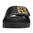 thumbnail image 2 of NineCiFun Men's Slides Sandals Shower Shoes Adjustable Black/Glod Size US 10, 2 of 6