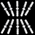 thumbnail image 1 of ANPTGHT Conector de manguera de plástico de 3/16 x 3/16 pulgadas, conectores de tubería, empalmador de juntas, adaptador de unión para acuario, adaptadores domésticos, combustible, gas, aire líquido (, 1 of 4
