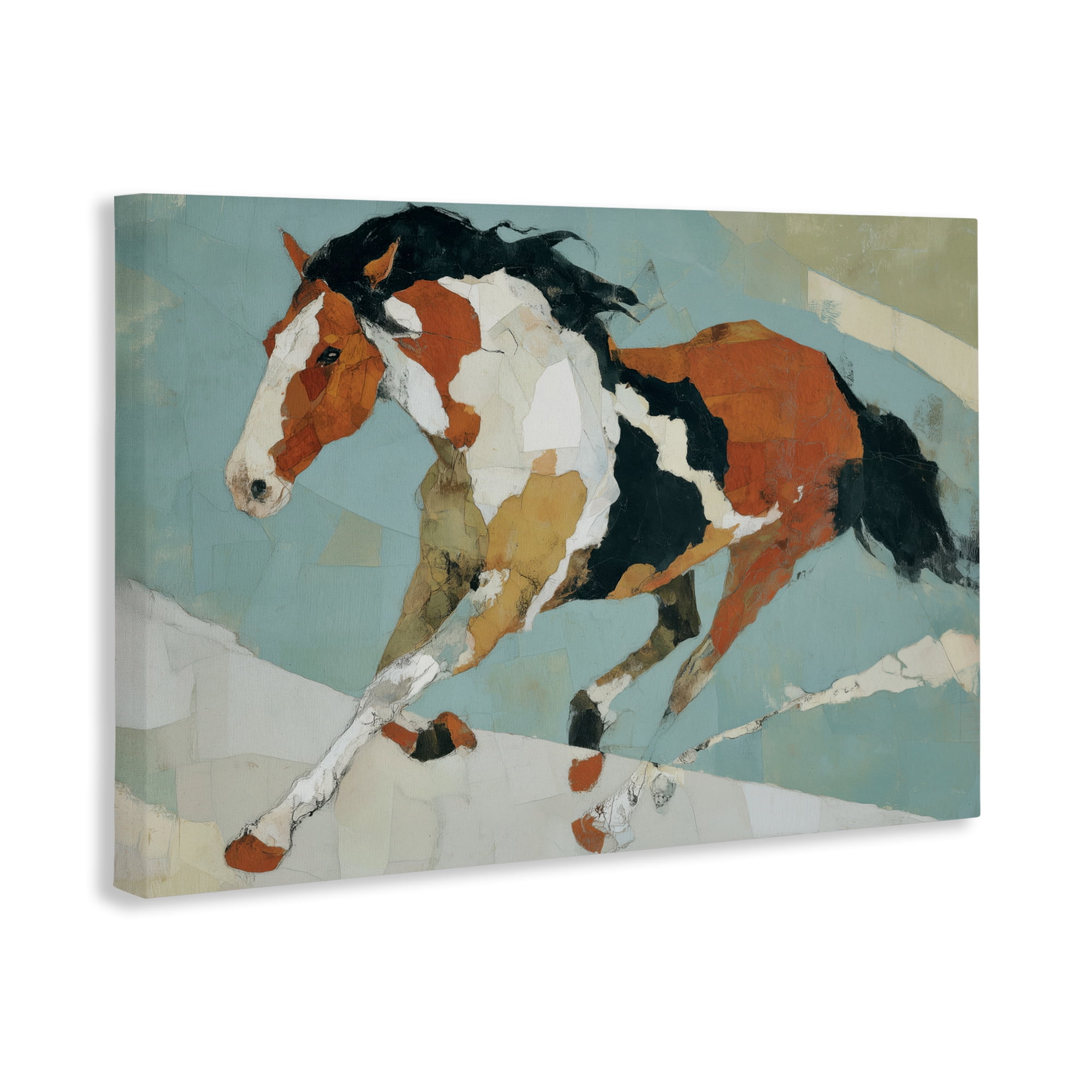 Stupell Industries Paint Horse in Motion Canvas Wall Art, design by Chromatic Storm Studio