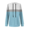 thumbnail image 4 of Fashion Hoodie for Womens Pullover Plus Size Oversized Warm Knit Pullover Sweater Long Sleeved Hooded Cedar Top, 4 of 5