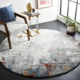 thumbnail image 2 of Safavieh  Berber Shag Chandita Rug Blue Rust/Ivory 9'  x  12' 9' x 12' Indoor Living Room,Bedroom,Dining Room Rectangle, 2 of 8