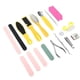 thumbnail image 1 of Professional Pedicure Tools Kit Foot Rasp File Dead Skin Pusher Nail Clipper Set Yellow, 1 of 4
