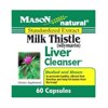 Mason Natural Milk Thistle 150 Mg Liver Cleanser Dietary Supplement Capsules - 60 Ea