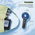 thumbnail image 5 of Ventilador de mano portátil HandFan de 5200 mAh con banco de, 5 of 5