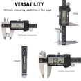 thumbnail image 5 of NEIKO 01407A Electronic Digital Caliper Measuring Tool, 0-6 Inches Stainless Steel Construction with Large LCD Screen Quick Change Button for Inch Fraction Millimeter Conversions, Digital Caliper Me, 5 of 8