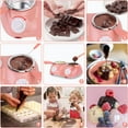 thumbnail image 2 of yeacher Pink Dual-Chamber Chocolate Melting Pot with Temperature Control & Accessories for Baking and Dessert Making, 2 of 6