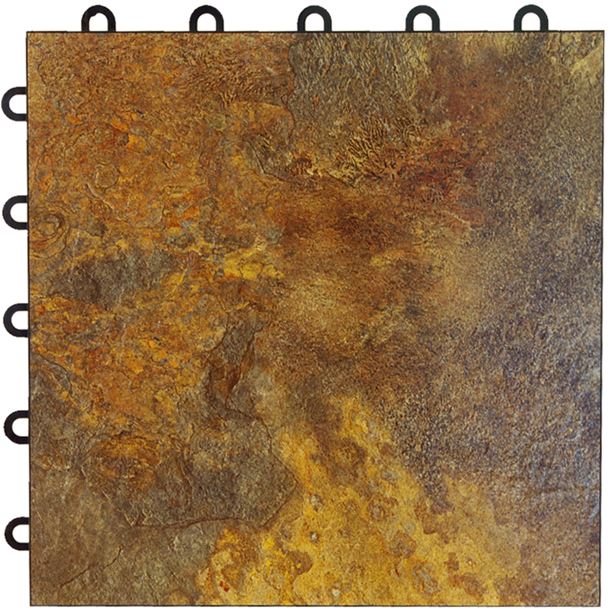 MaxTile 12" Slate Interlocking Waterproof Modular Floor Tiles