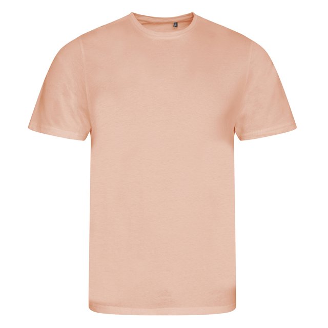 Awdis - Camiseta Cascade Ecológico de Orgánica para Hombre (Durazno Suave)
