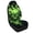 Green Skull, variant on Uourmeti Pink Leopard Print Front Car Seat Cover 1 Pieces Set Seat Covers for Cars Anti-Aging Stretchy Suitable for Auto Van